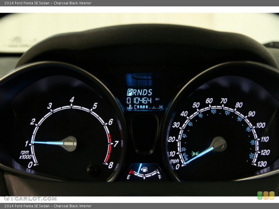 Charcoal Black Interior Gauges for the 2014 Ford Fiesta SE Sedan #106631272