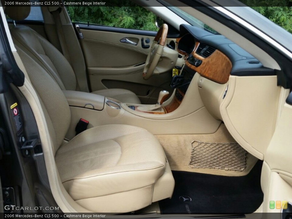 Cashmere Beige Interior Front Seat for the 2006 Mercedes-Benz CLS 500 #106635592