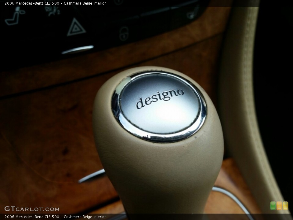 Cashmere Beige Interior Transmission for the 2006 Mercedes-Benz CLS 500 #106635772