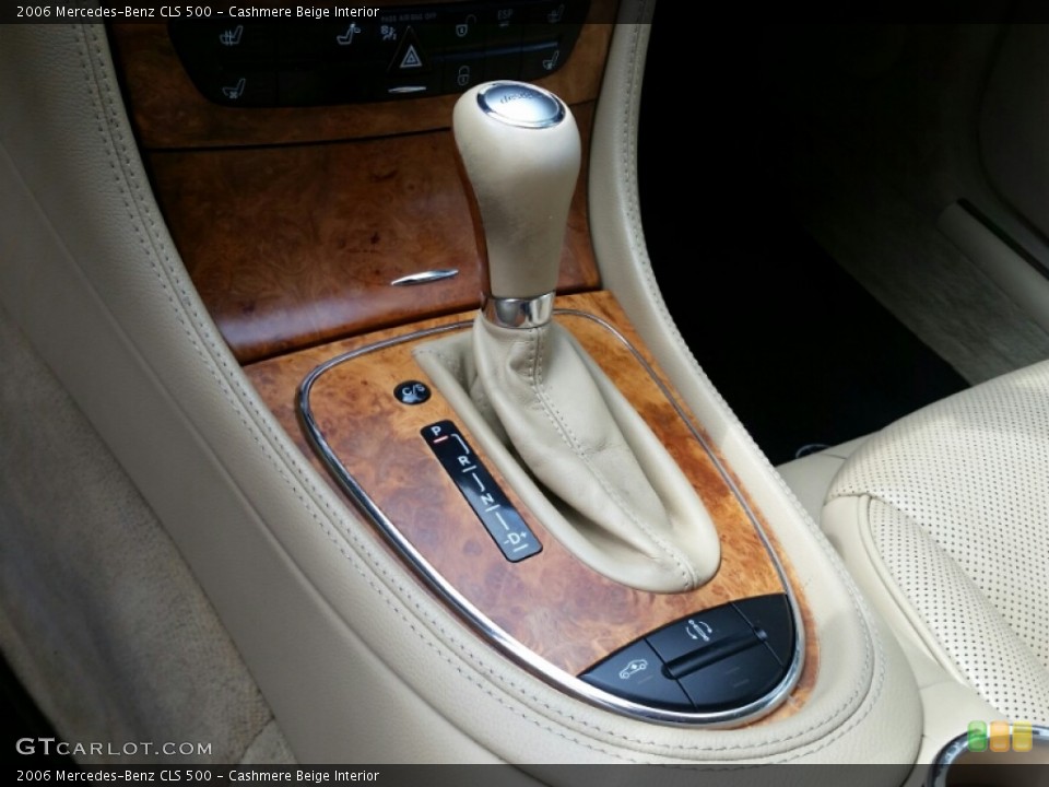Cashmere Beige Interior Transmission for the 2006 Mercedes-Benz CLS 500 #106635865