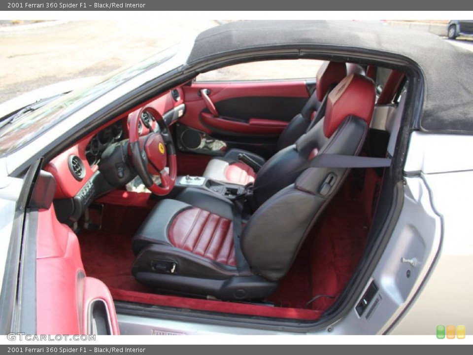 Black/Red Interior Photo for the 2001 Ferrari 360 Spider F1 #106637644