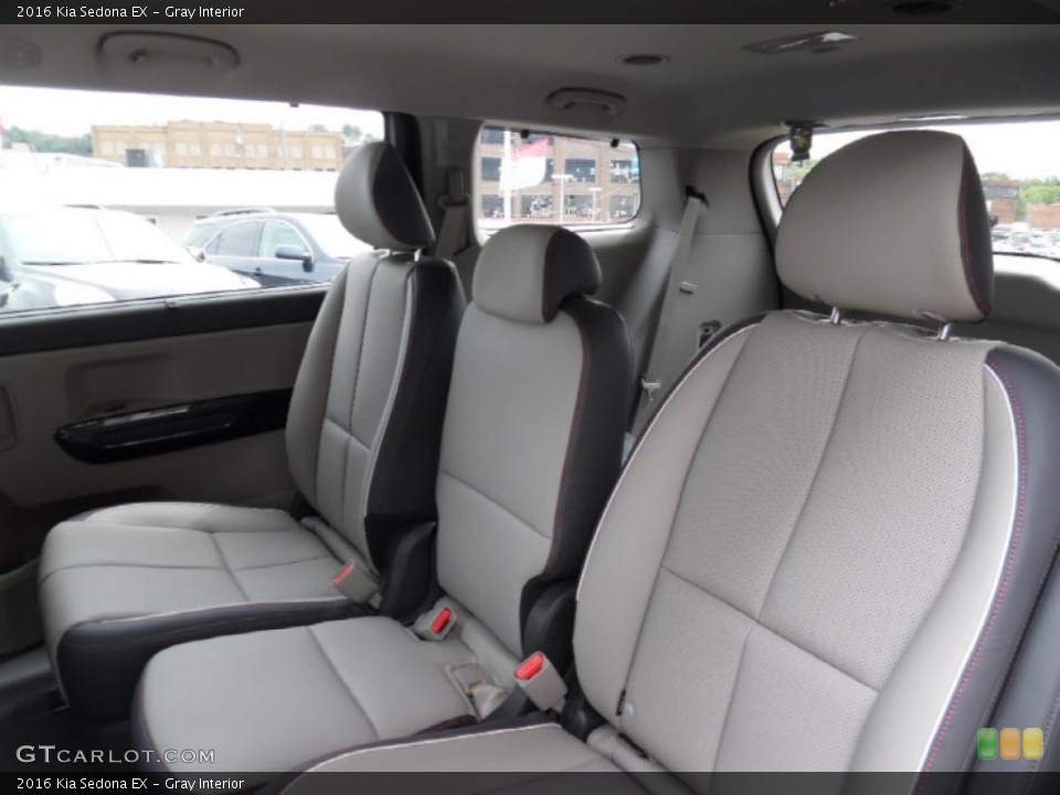 Gray Interior Rear Seat for the 2016 Kia Sedona EX #106638028