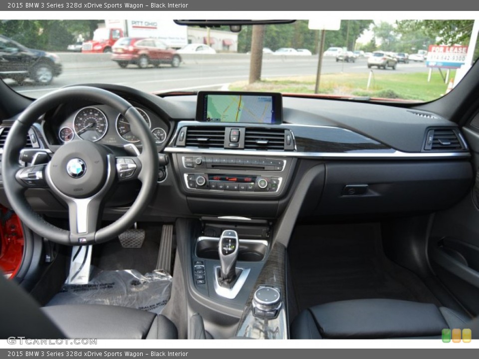 Black Interior Dashboard for the 2015 BMW 3 Series 328d xDrive Sports Wagon #106640863