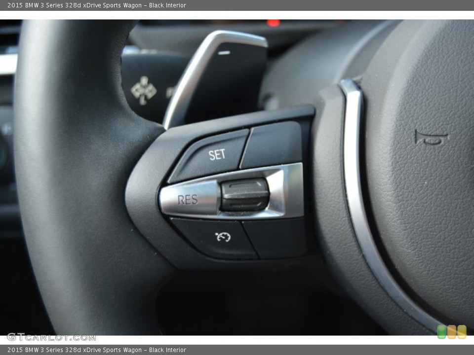 Black Interior Controls for the 2015 BMW 3 Series 328d xDrive Sports Wagon #106640935