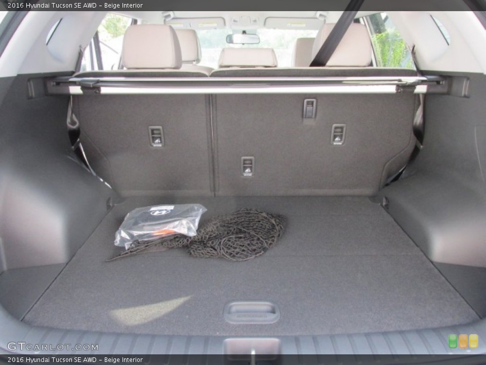 Beige Interior Trunk for the 2016 Hyundai Tucson SE AWD #106645804