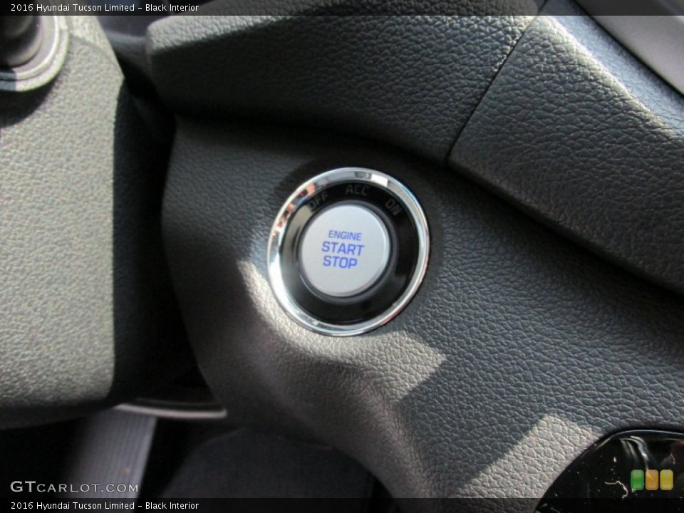 Black Interior Controls for the 2016 Hyundai Tucson Limited #106646656
