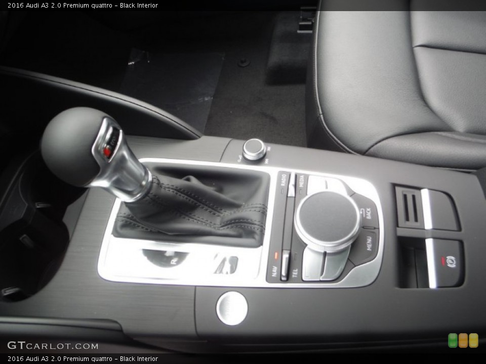 Black Interior Transmission for the 2016 Audi A3 2.0 Premium quattro #106654971