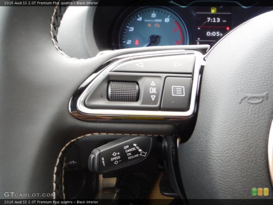 Black Interior Controls for the 2016 Audi S3 2.0T Premium Plus quattro #106655930
