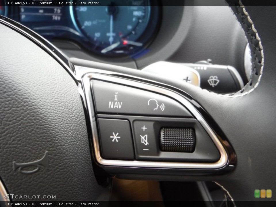 Black Interior Controls for the 2016 Audi S3 2.0T Premium Plus quattro #106655949