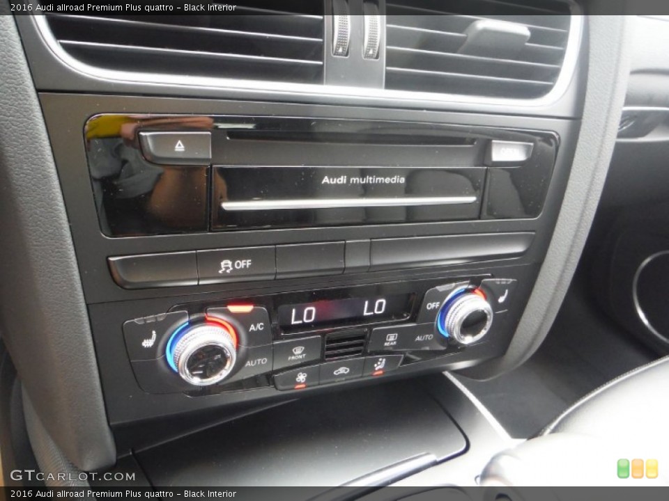 Black Interior Controls for the 2016 Audi allroad Premium Plus quattro #106657598