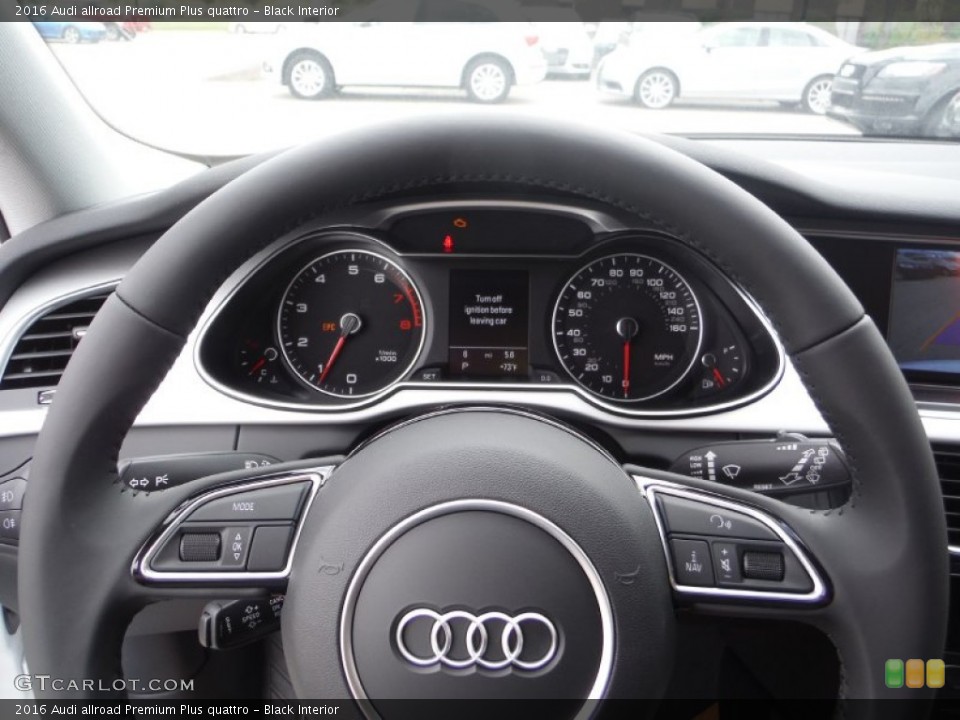 Black Interior Steering Wheel for the 2016 Audi allroad Premium Plus quattro #106657643