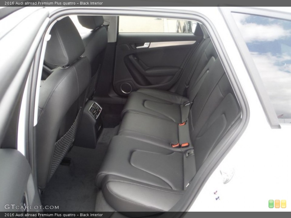 Black Interior Rear Seat for the 2016 Audi allroad Premium Plus quattro #106657676