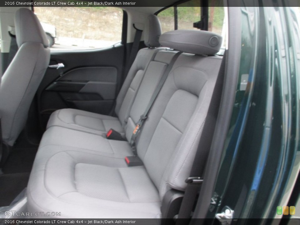 Jet Black/Dark Ash Interior Rear Seat for the 2016 Chevrolet Colorado LT Crew Cab 4x4 #106660607