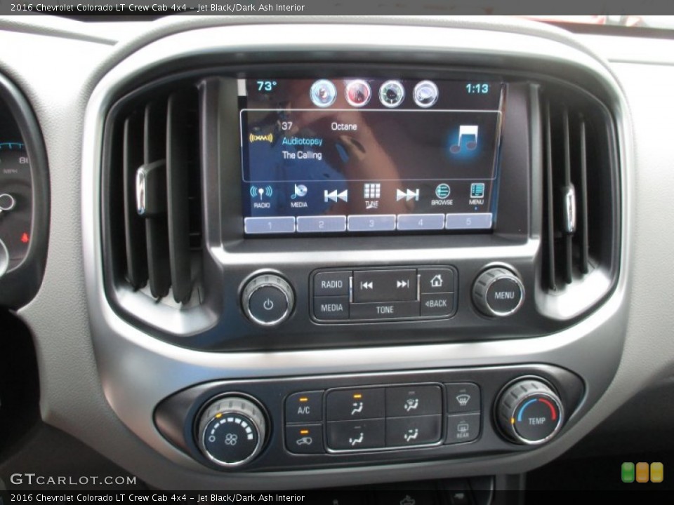 Jet Black/Dark Ash Interior Controls for the 2016 Chevrolet Colorado LT Crew Cab 4x4 #106660679