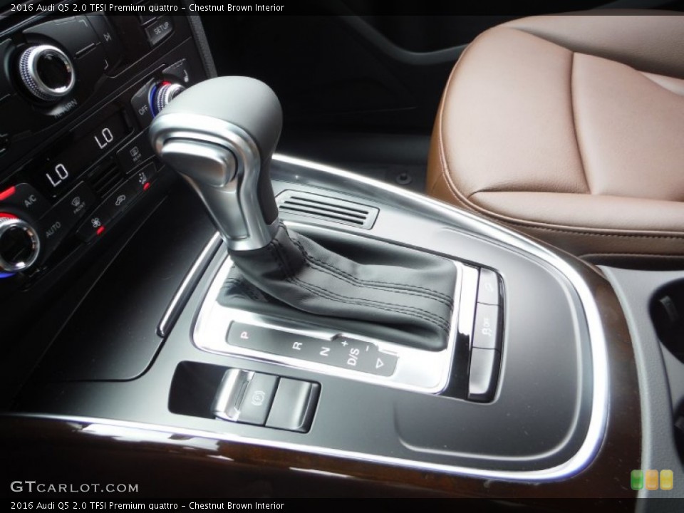 Chestnut Brown Interior Transmission for the 2016 Audi Q5 2.0 TFSI Premium quattro #106662152