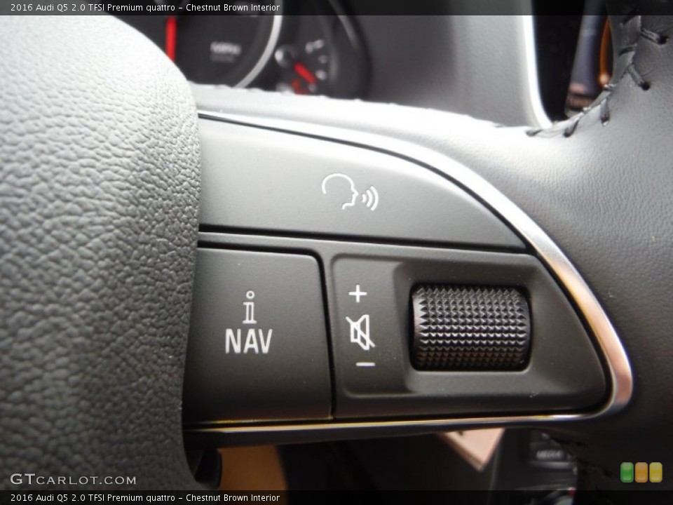 Chestnut Brown Interior Controls for the 2016 Audi Q5 2.0 TFSI Premium quattro #106662179