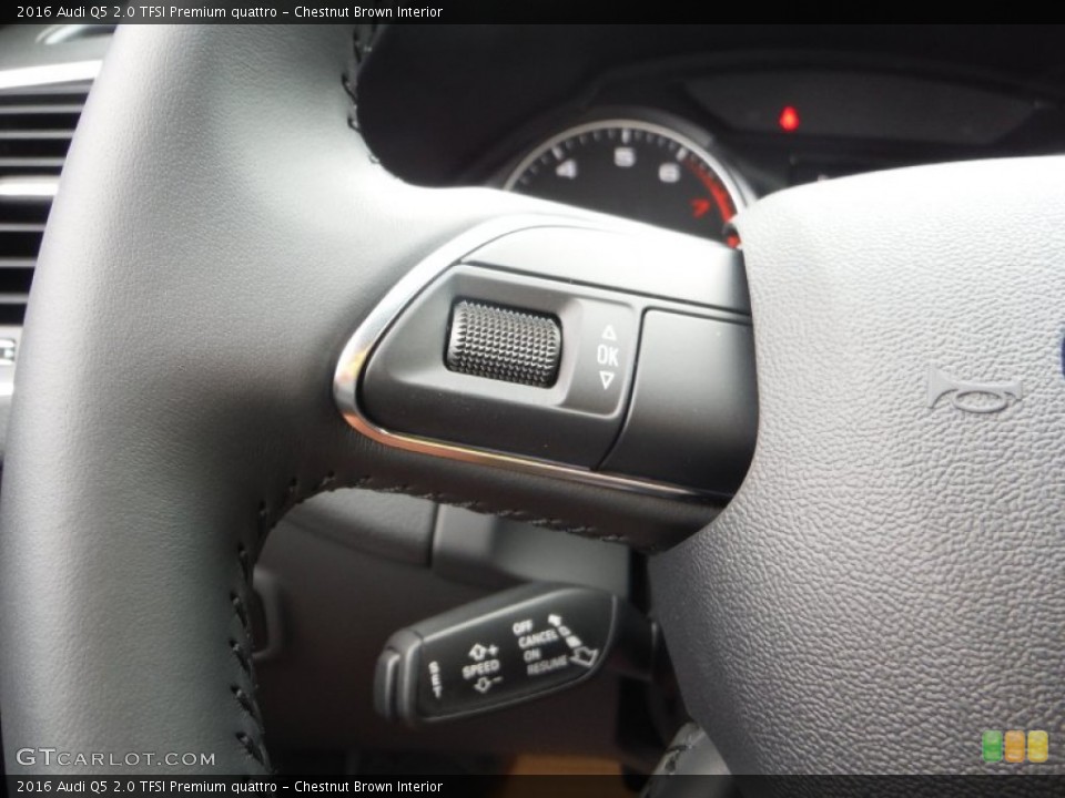 Chestnut Brown Interior Controls for the 2016 Audi Q5 2.0 TFSI Premium quattro #106662185