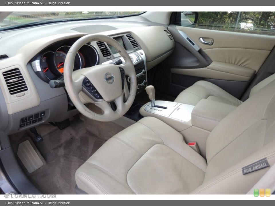Beige Interior Photo for the 2009 Nissan Murano SL #106662536