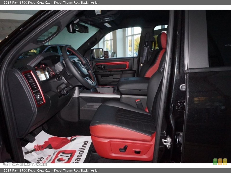 Rebel Theme Red/Black Interior Photo for the 2015 Ram 1500 Rebel Crew Cab #106668623