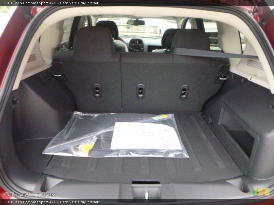 Dark Slate Gray Interior Trunk for the 2016 Jeep Compass Sport 4x4 #106668704