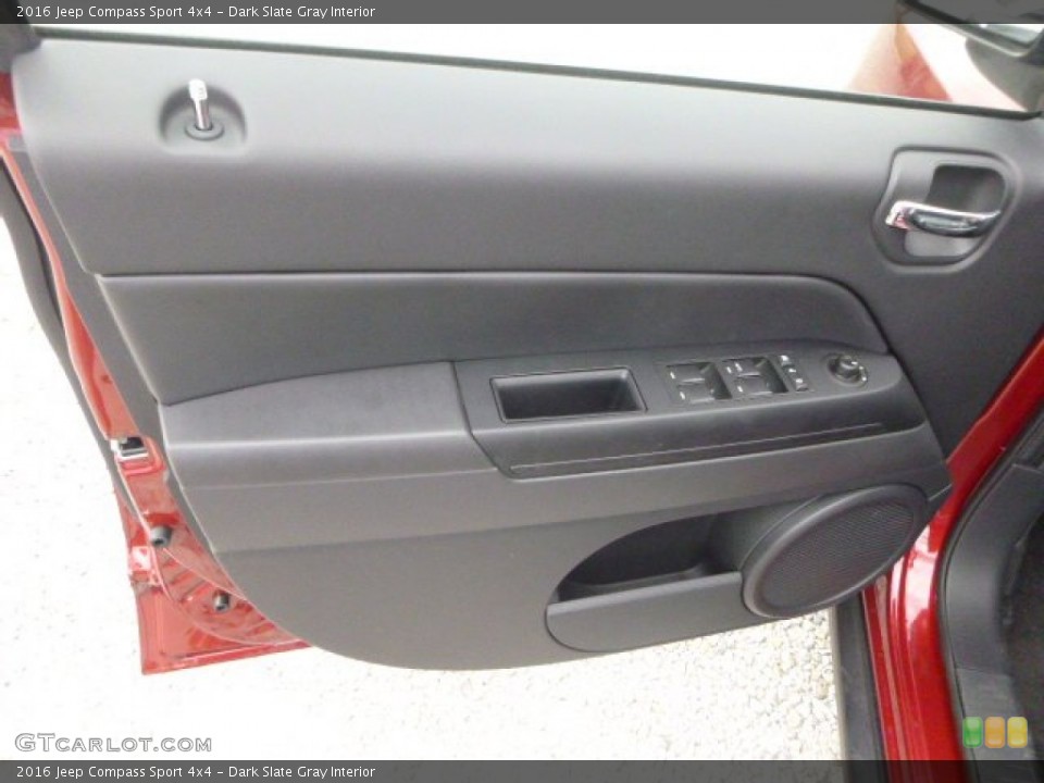 Dark Slate Gray Interior Door Panel for the 2016 Jeep Compass Sport 4x4 #106669040