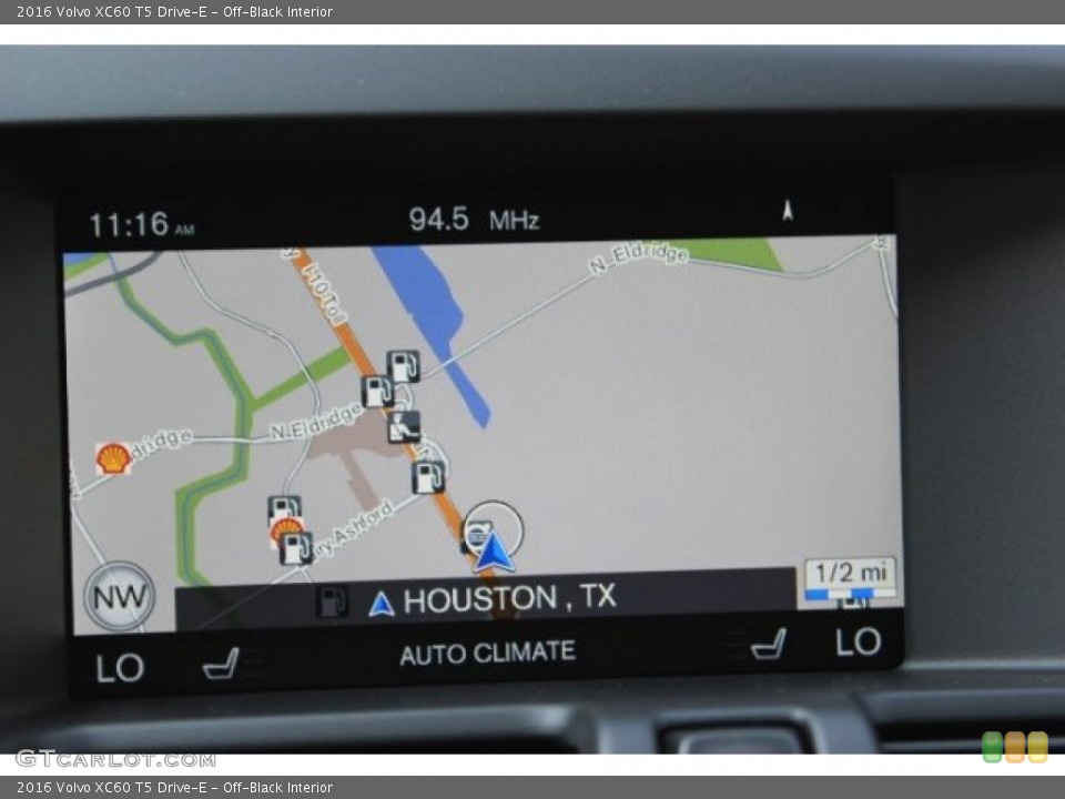 Off-Black Interior Navigation for the 2016 Volvo XC60 T5 Drive-E #106670075