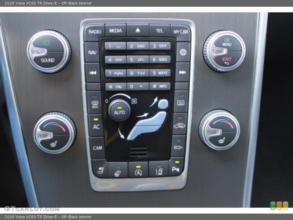 Off-Black Interior Controls for the 2016 Volvo XC60 T6 Drive-E #106672085