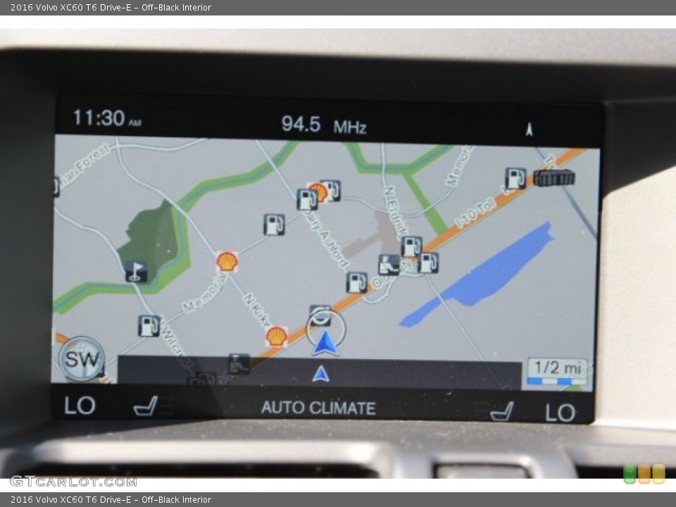 Off-Black Interior Navigation for the 2016 Volvo XC60 T6 Drive-E #106672094
