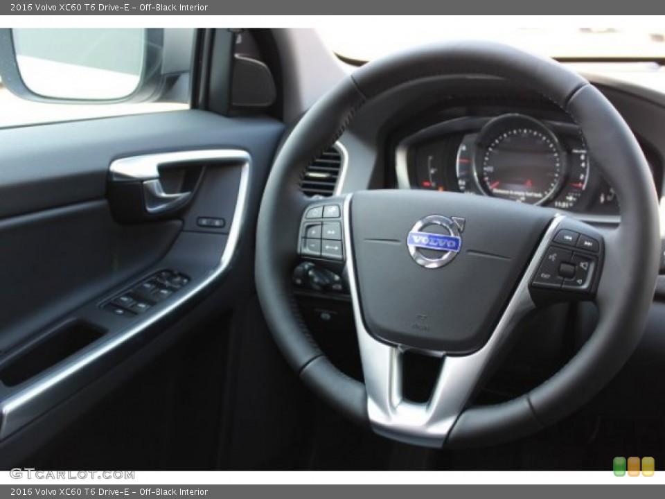 Off-Black Interior Steering Wheel for the 2016 Volvo XC60 T6 Drive-E #106672346