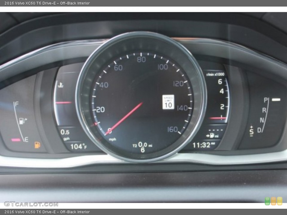 Off-Black Interior Gauges for the 2016 Volvo XC60 T6 Drive-E #106672523