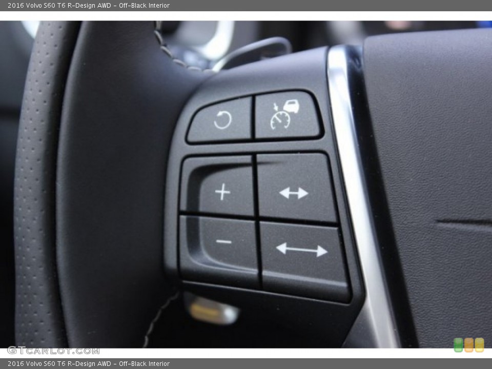 Off-Black Interior Controls for the 2016 Volvo S60 T6 R-Design AWD #106673006