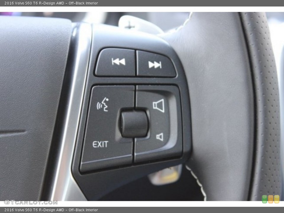 Off-Black Interior Controls for the 2016 Volvo S60 T6 R-Design AWD #106673021