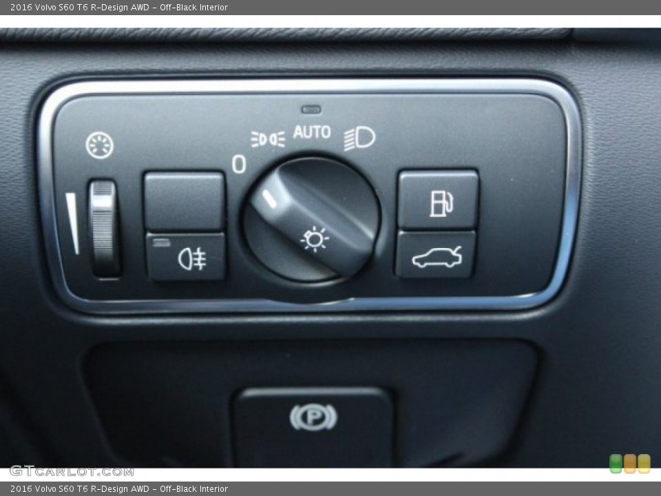 Off-Black Interior Controls for the 2016 Volvo S60 T6 R-Design AWD #106673066