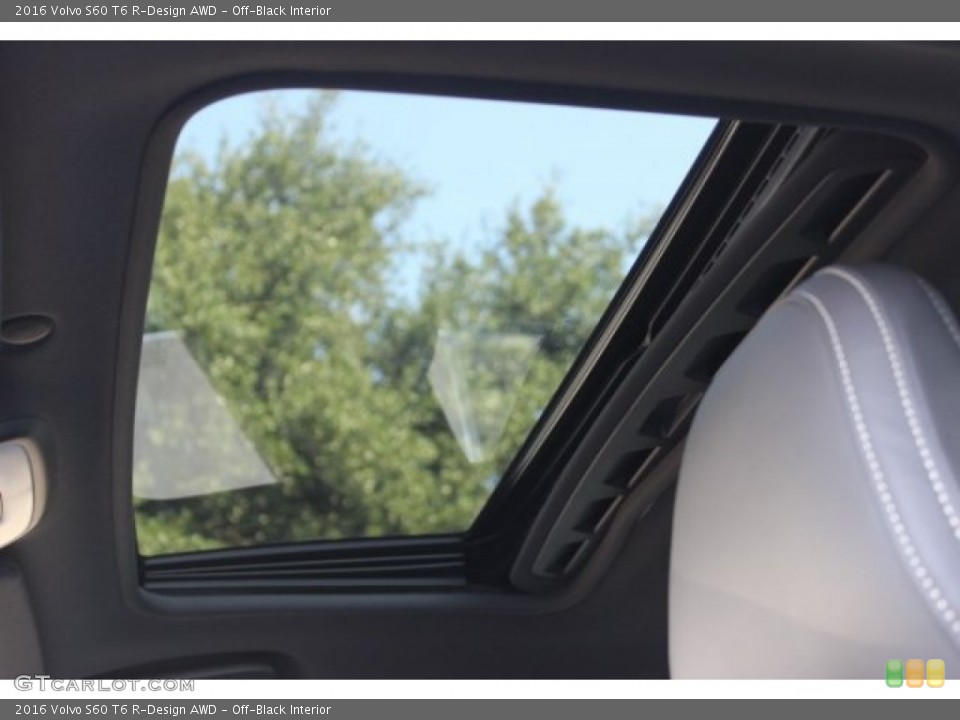 Off-Black Interior Sunroof for the 2016 Volvo S60 T6 R-Design AWD #106673084