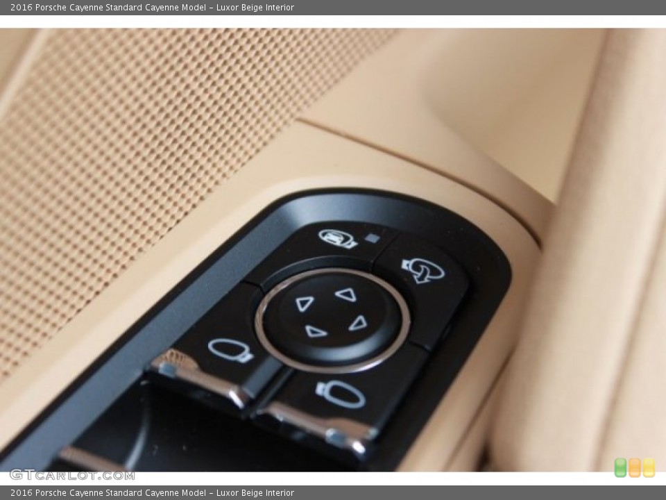 Luxor Beige Interior Controls for the 2016 Porsche Cayenne  #106673435