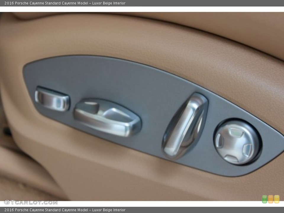 Luxor Beige Interior Controls for the 2016 Porsche Cayenne  #106673447