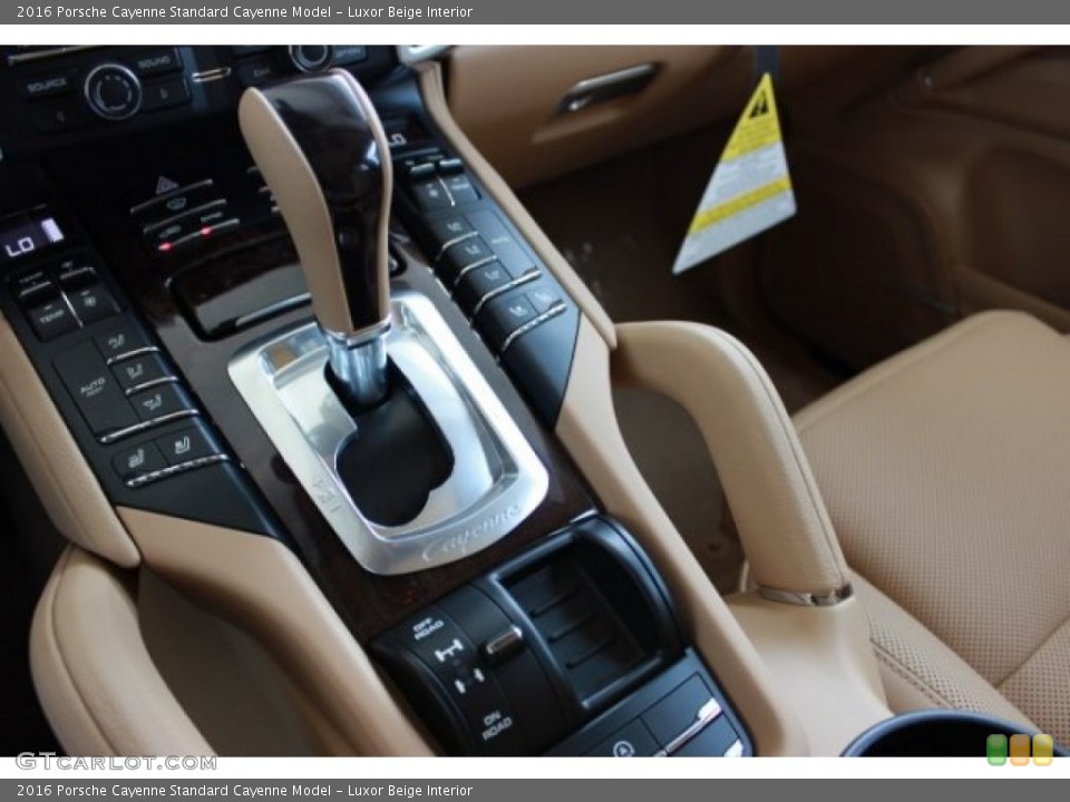 Luxor Beige Interior Controls for the 2016 Porsche Cayenne  #106673525