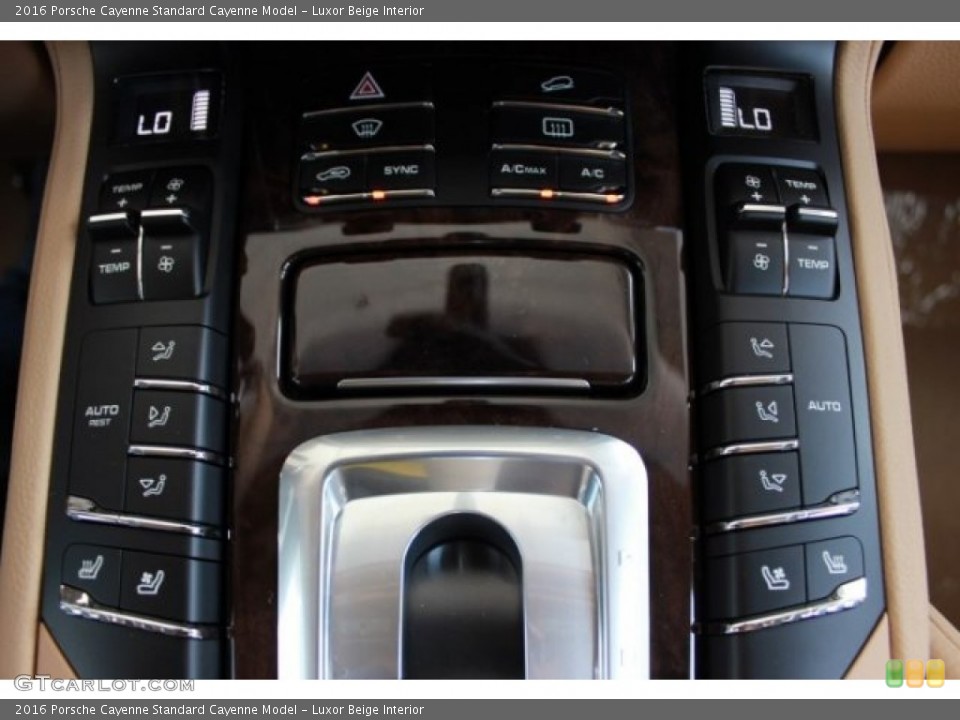 Luxor Beige Interior Controls for the 2016 Porsche Cayenne  #106673582