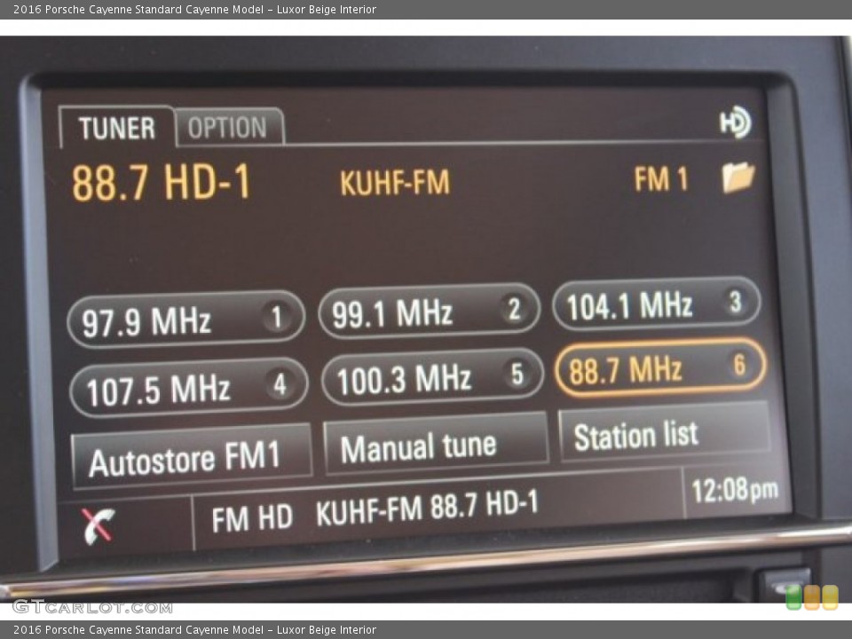Luxor Beige Interior Audio System for the 2016 Porsche Cayenne  #106673642