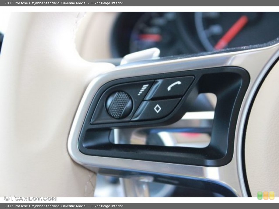 Luxor Beige Interior Controls for the 2016 Porsche Cayenne  #106673693