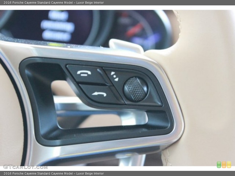Luxor Beige Interior Controls for the 2016 Porsche Cayenne  #106673711