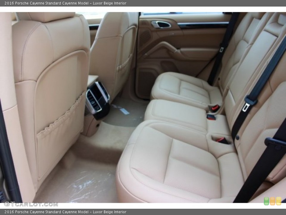 Luxor Beige Interior Rear Seat for the 2016 Porsche Cayenne  #106673834