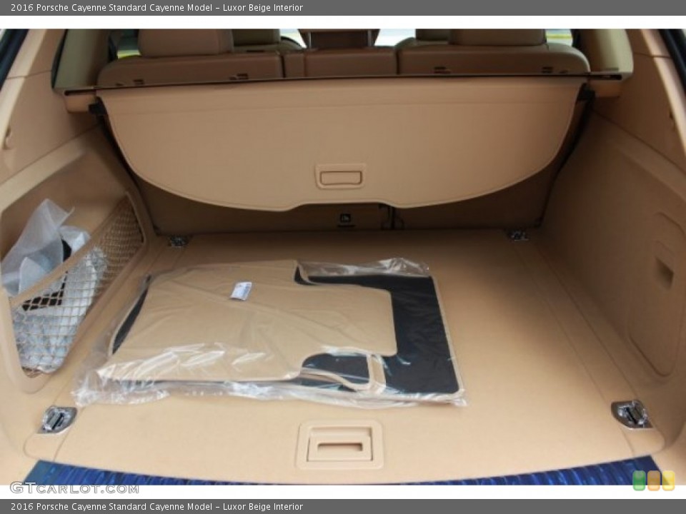 Luxor Beige Interior Trunk for the 2016 Porsche Cayenne  #106673876