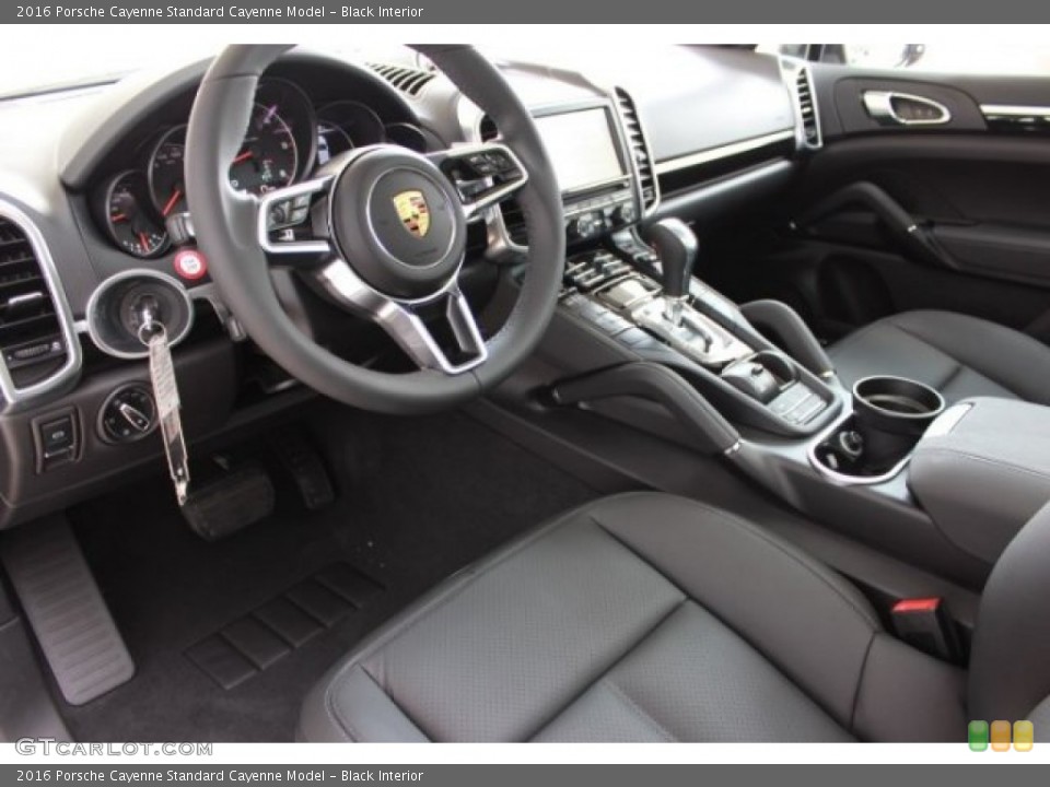 Black Interior Prime Interior for the 2016 Porsche Cayenne  #106674455