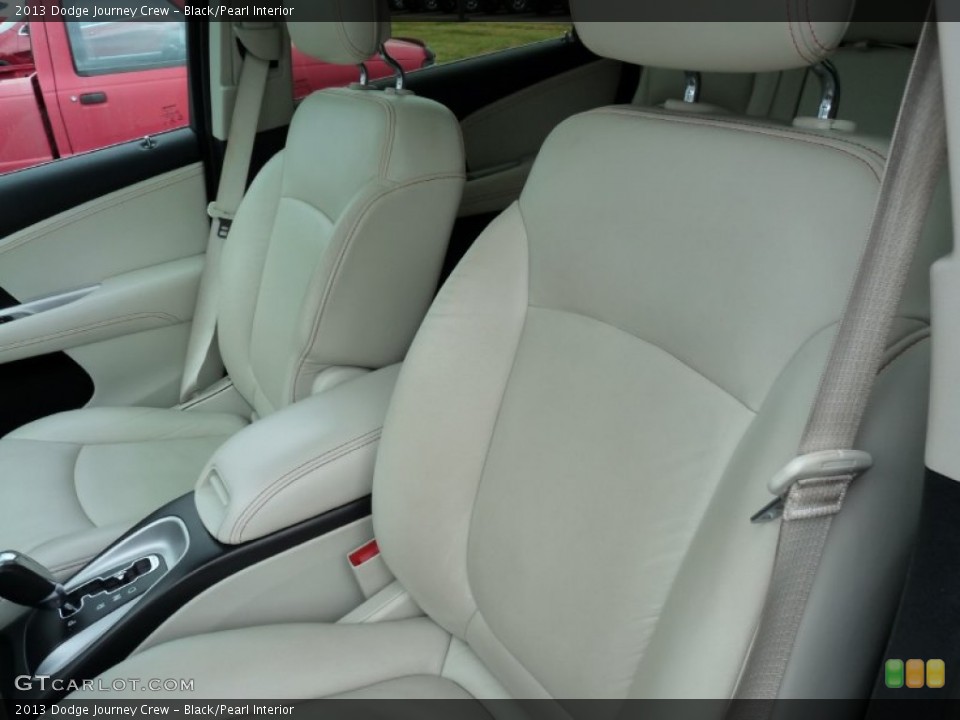 Black/Pearl 2013 Dodge Journey Interiors