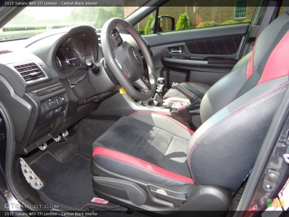 Carbon Black Interior Photo for the 2015 Subaru WRX STI Limited #106681361