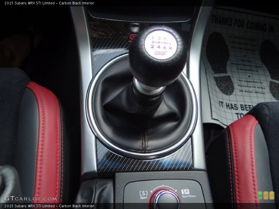 Carbon Black Interior Transmission for the 2015 Subaru WRX STI Limited #106681634