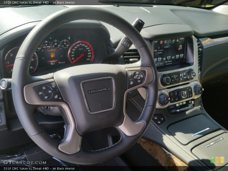 Jet Black Interior Dashboard for the 2016 GMC Yukon XL Denali 4WD #106686530