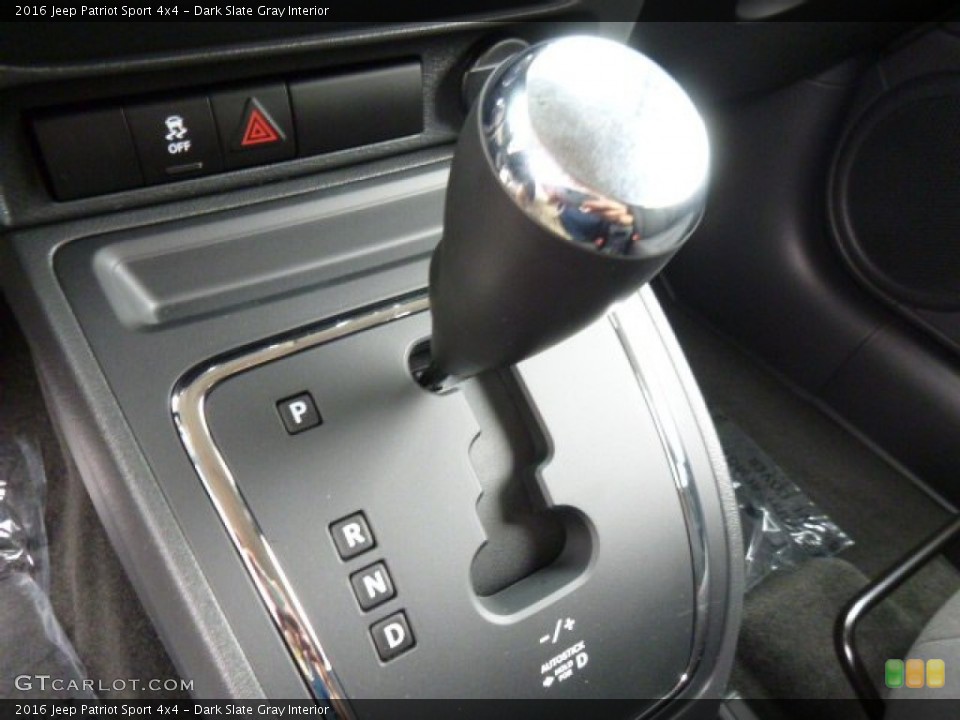Dark Slate Gray Interior Transmission for the 2016 Jeep Patriot Sport 4x4 #106699606