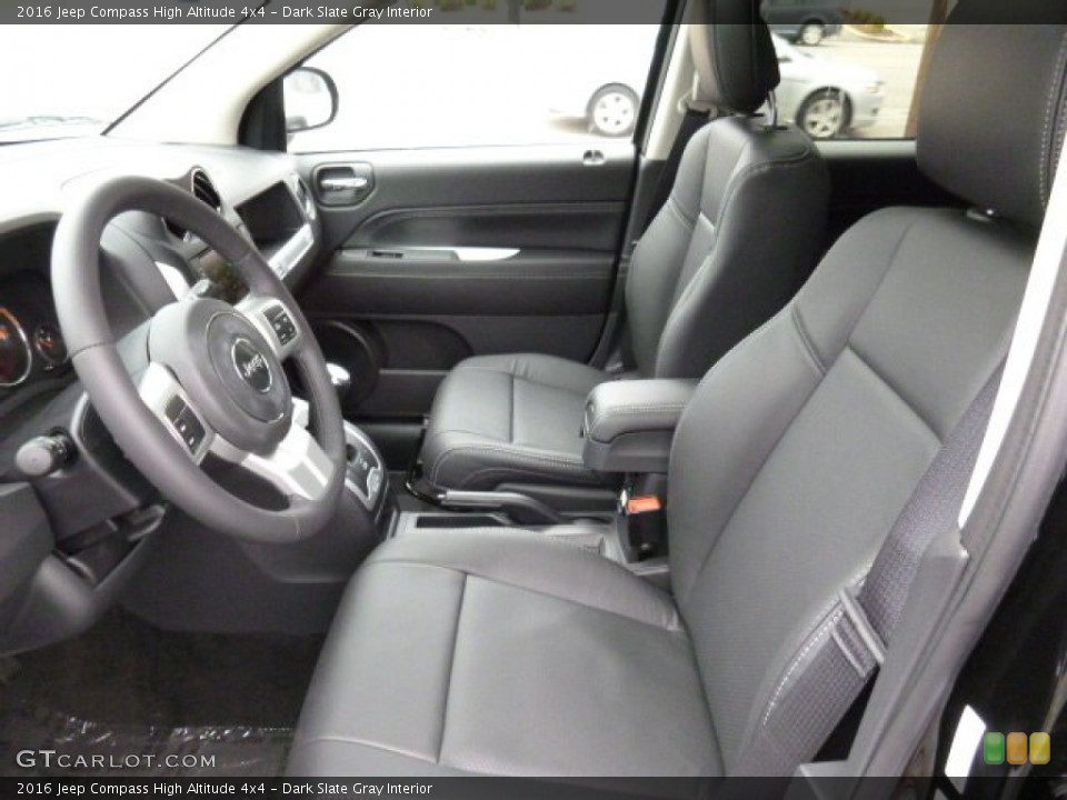 Dark Slate Gray Interior Photo for the 2016 Jeep Compass High Altitude 4x4 #106701205
